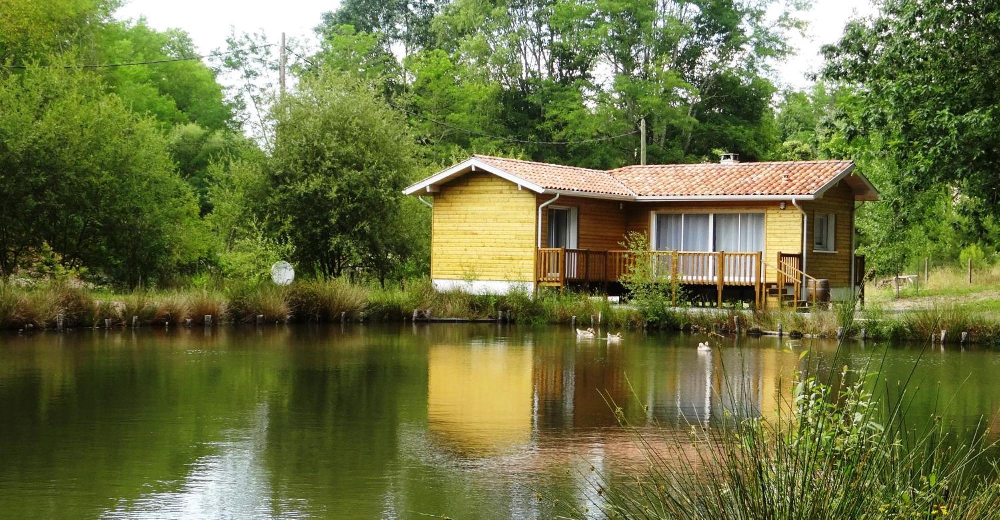 Chalet " Cote Lac " Castets Kültér fotó